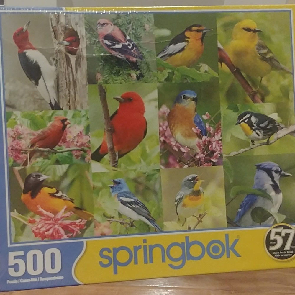 Springbok bird 500 puzzle